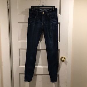 american eagle mid rise skinny jeans